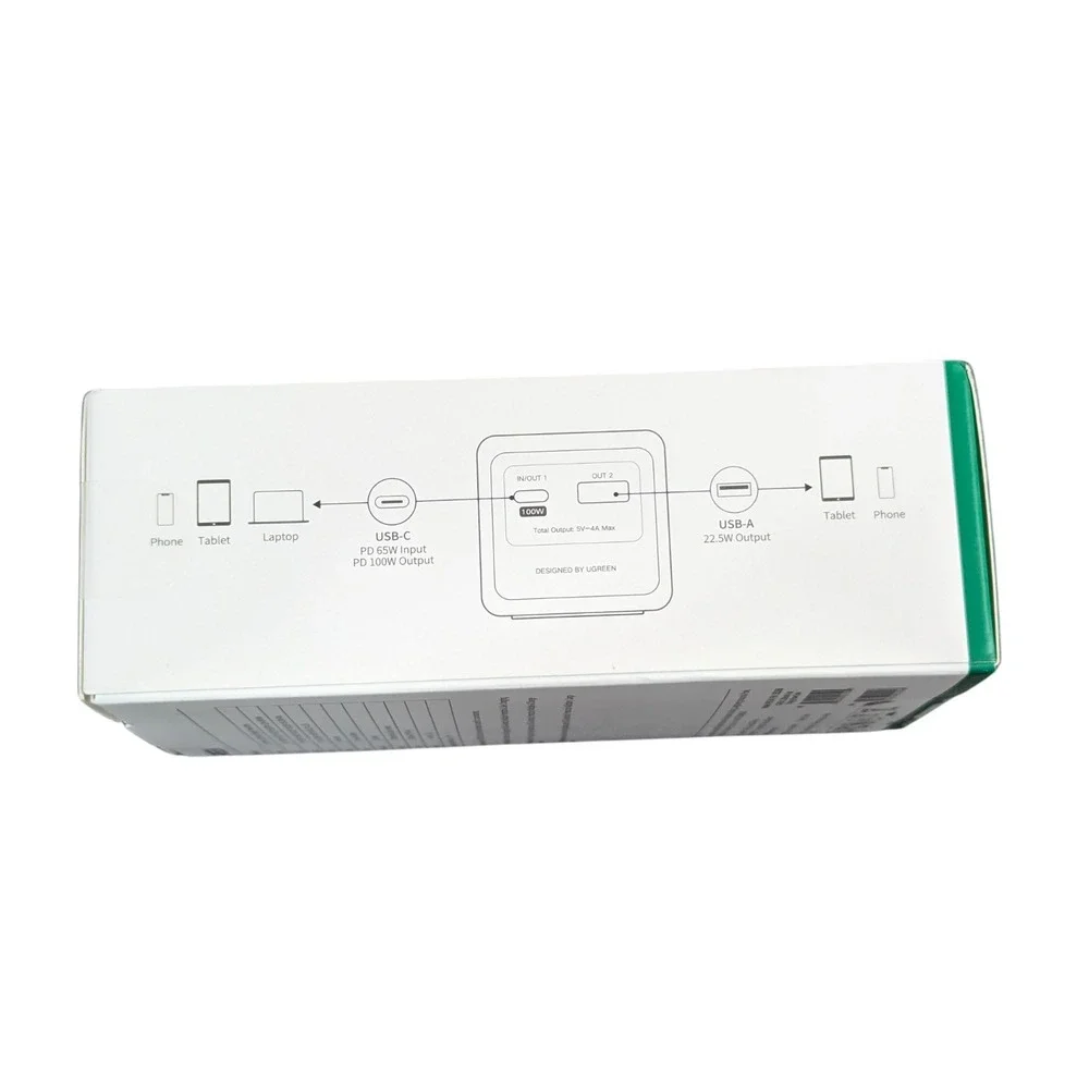 Cc3N UGREEN - Nexode 100W‎ 12000mAh Fast Charge Power Bank with Smart Display